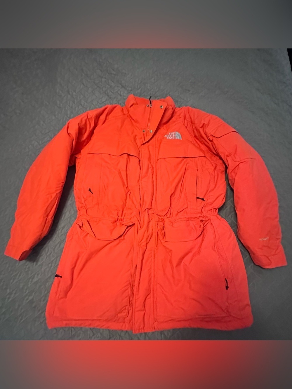 North Face Mcmurdo Goosedown Insulated Parka Construction Orange Size Xl Hyvent View 3